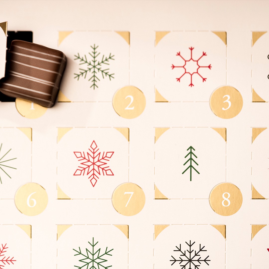 Adventskalender med choklad från Åre Chokladfabrik Presenteriet.se